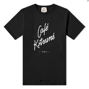 Maison Kitsune Cafe Kitsune Unisex NWT T shirt